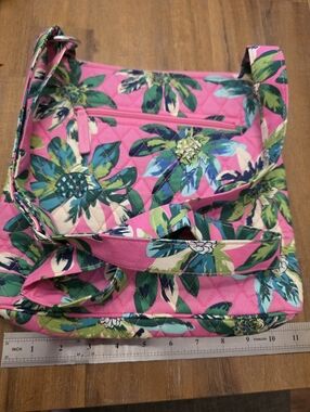 Vera Bradley Pink Floral Quilted Shoulder Bag